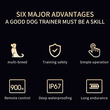 D25T Dog Training Collar &ndash; Color Screen Remote Control