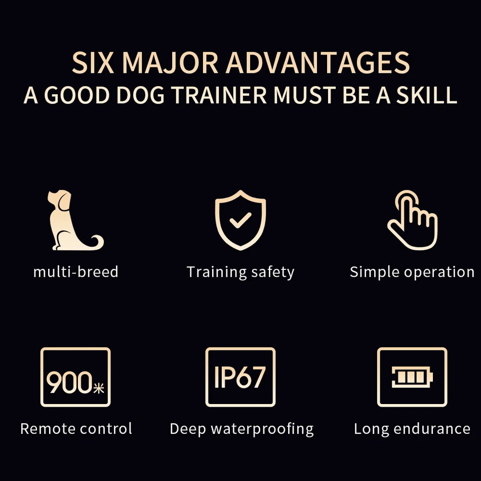 D25T Dog Training Collar &ndash; Color Screen Remote Control