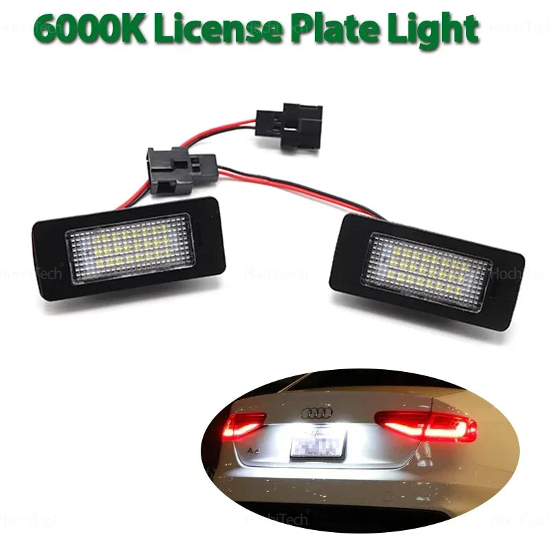 Luces de Matrícula LED Canbus para VW Audi Skoda Touareg Passat