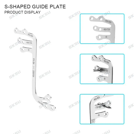 Dental Implant Guide Set Oral Planting Locator Positioning Guide Drilling Positioning Ruler Angle Ruler Implant Tools Dentist by InterCyprus Trading Ltd