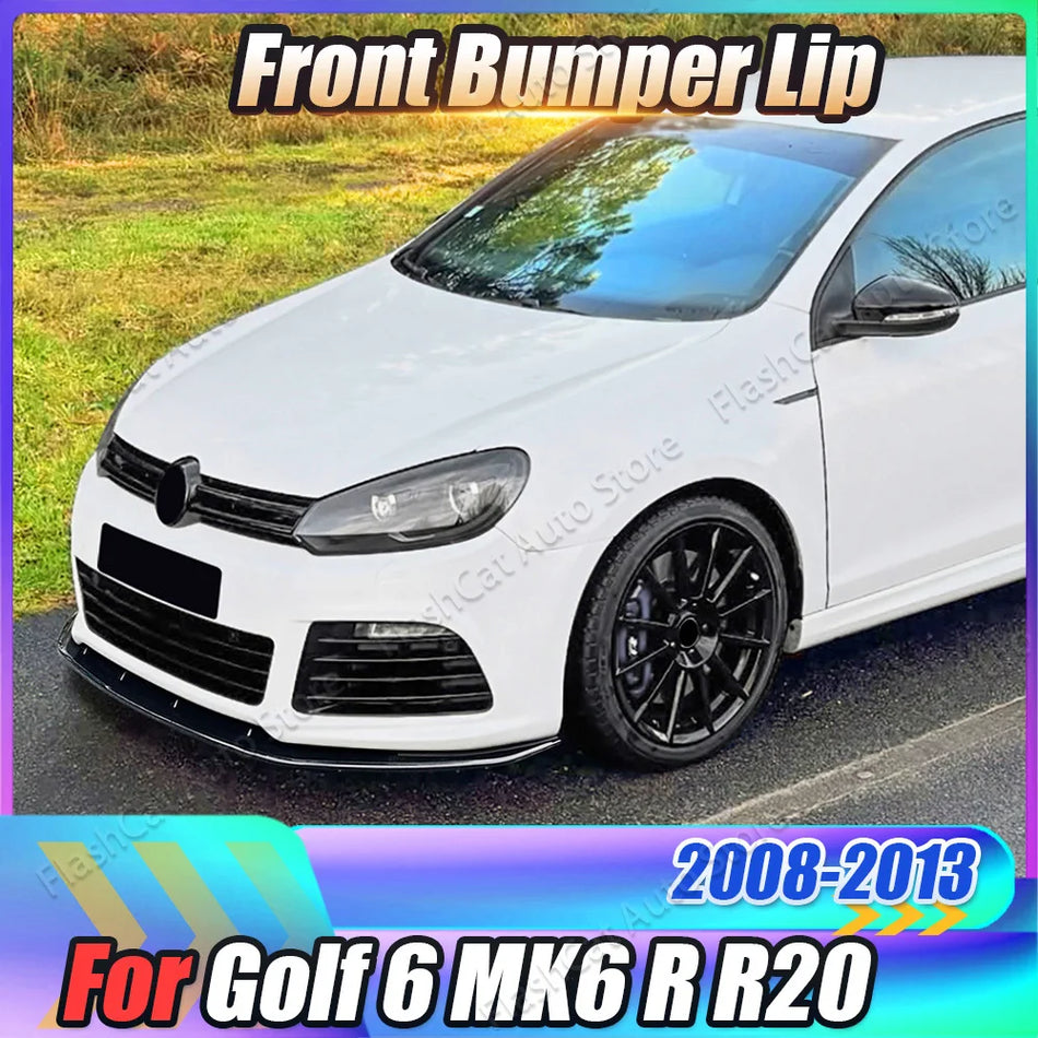 Volkswagen Golf 6 R MK6 R20 Priekinis Bamperis Canard Lipo Rinkinys