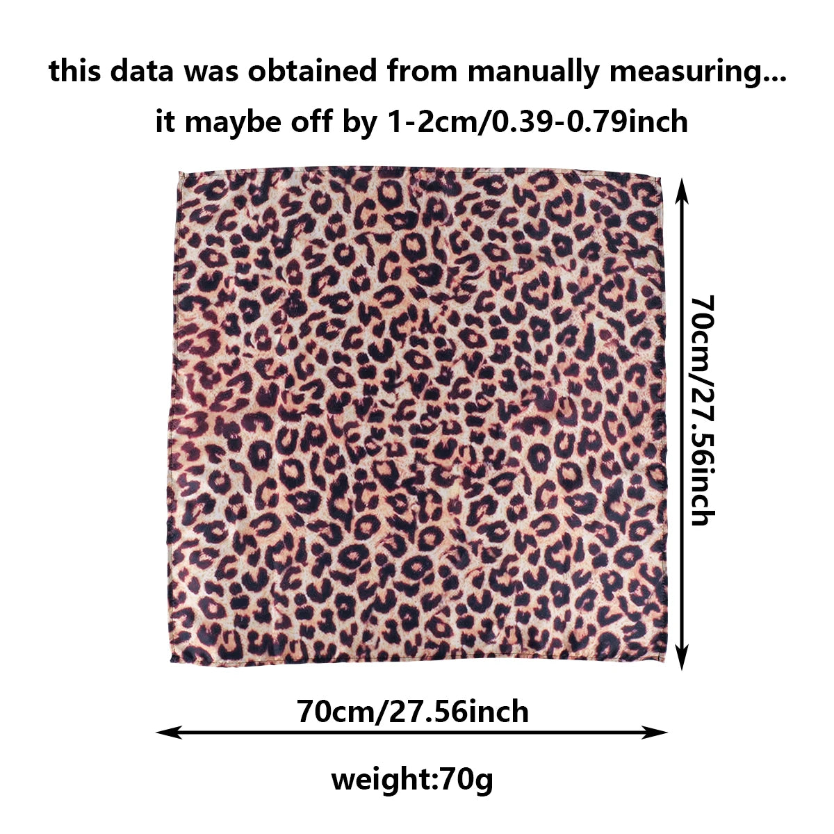 Chic Leopard Headscarf &ndash; Luxurious Silk Cashmere Wrap