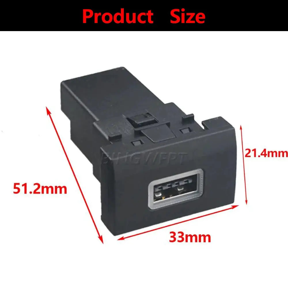 Car Dual Charger QC3.0 USB Interface Socket with Cable Phone Fast Charging Adapter Quick Charge Type C PD for VW Polo 2011-2013 by InterCyprus Trading Ltd