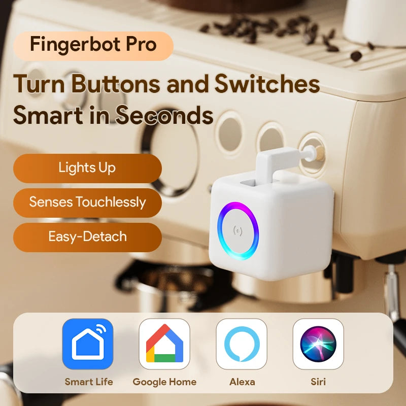Inteligentný Fingerbot prepínač Zigbee Bluetooth nabíjateľný pre Alexa a Google Home