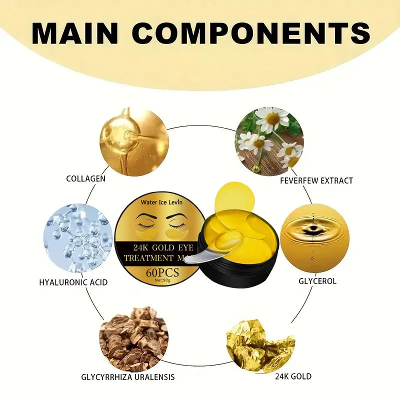 24K Gold Collagen Eye Mask &ndash; Anti-Dark Circles and Moisturizing