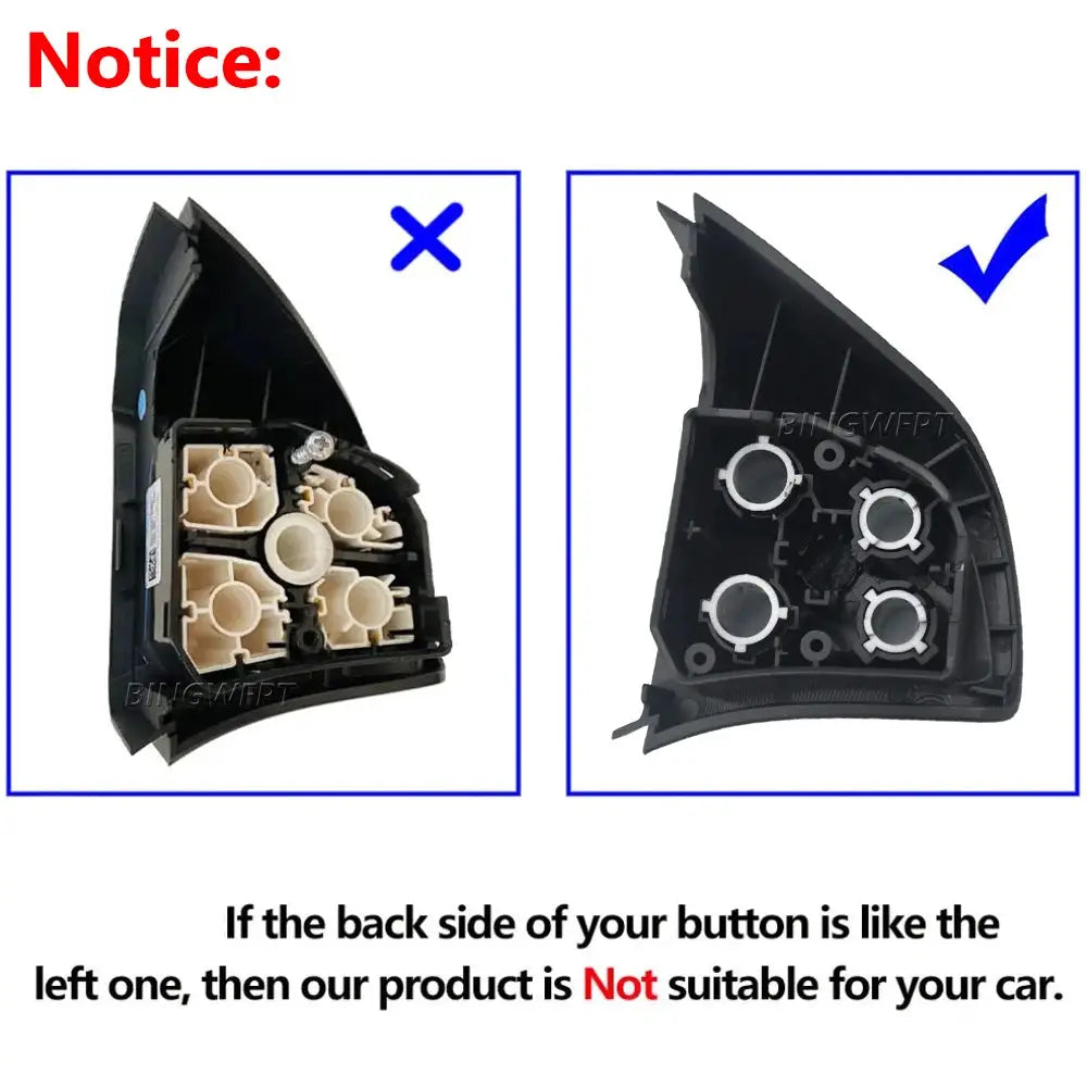 Multi-function Steering Wheel Button Shell For Mercedes Benz W164 W245 W251 ML GL300/350/400/450 2006-2009 by InterCyprus Trading Ltd