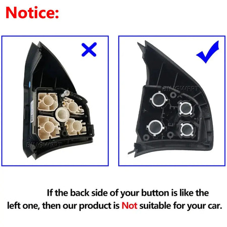 Multi-function Steering Wheel Button Shell For Mercedes Benz W164 W245 W251 ML GL300/350/400/450 2006-2009 by InterCyprus Trading Ltd