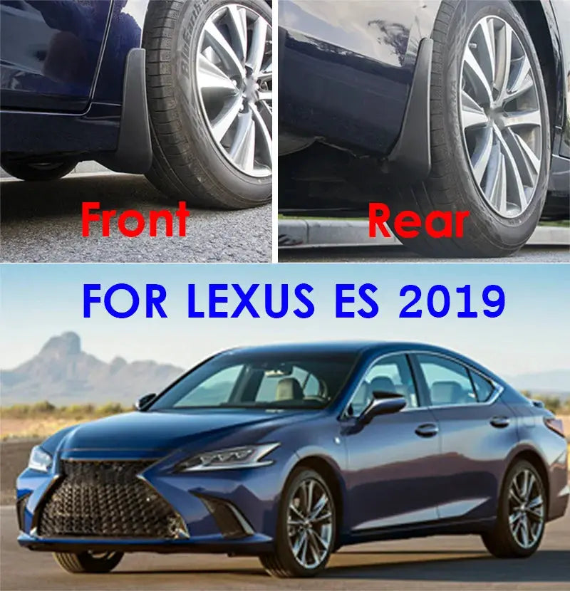 4 Pcs For LEXUS ES XZ10 ES250 ES350 ES300H 250 300H 350 2019 2020 2021 Car Mud Flaps Splash Guards Front Rear Mudguards by InterCyprus Trading Ltd