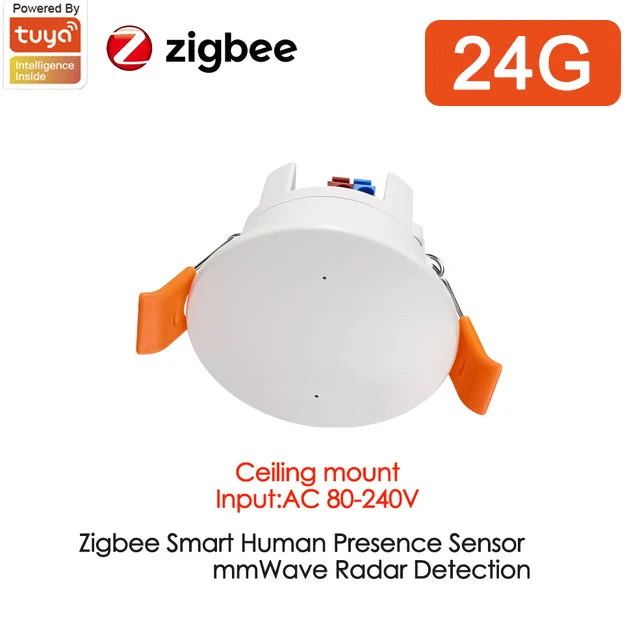 Tuya ZigBee Presence Detector MmWave Radar &ndash; 2 In 1 Sensor 24G Zigbee Celling