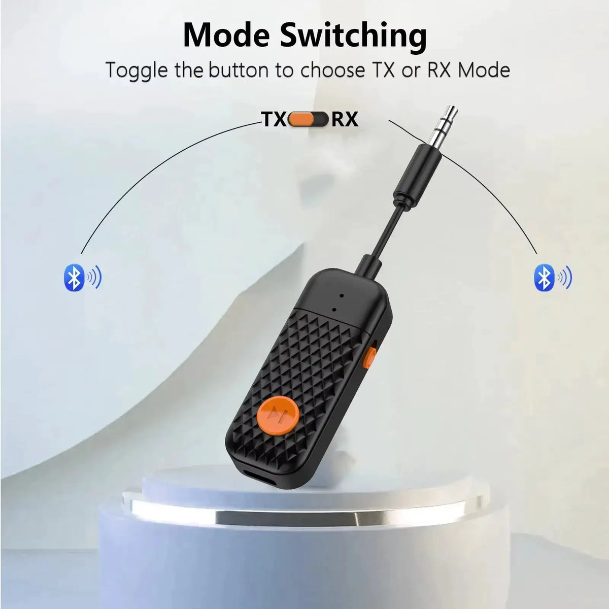 KEBIDUMEI Bluetooth 5.4 AUX Receiver Transmitter 3.5MM With Mic HiFi Stereo Music Wireless Audio Adapter For TV PC Airplane Car by InterCyprus Trading Ltd
