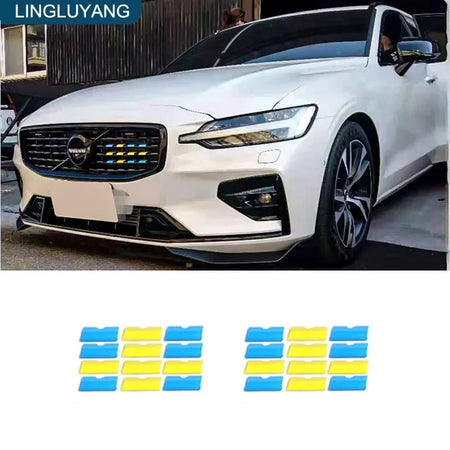 Volvo Car Accessories: Stylish Mesh Grille Decorative Strips for XC60, S90, XC40, XC90, V40, S60, V60, V90, V60CC, V90CC Models