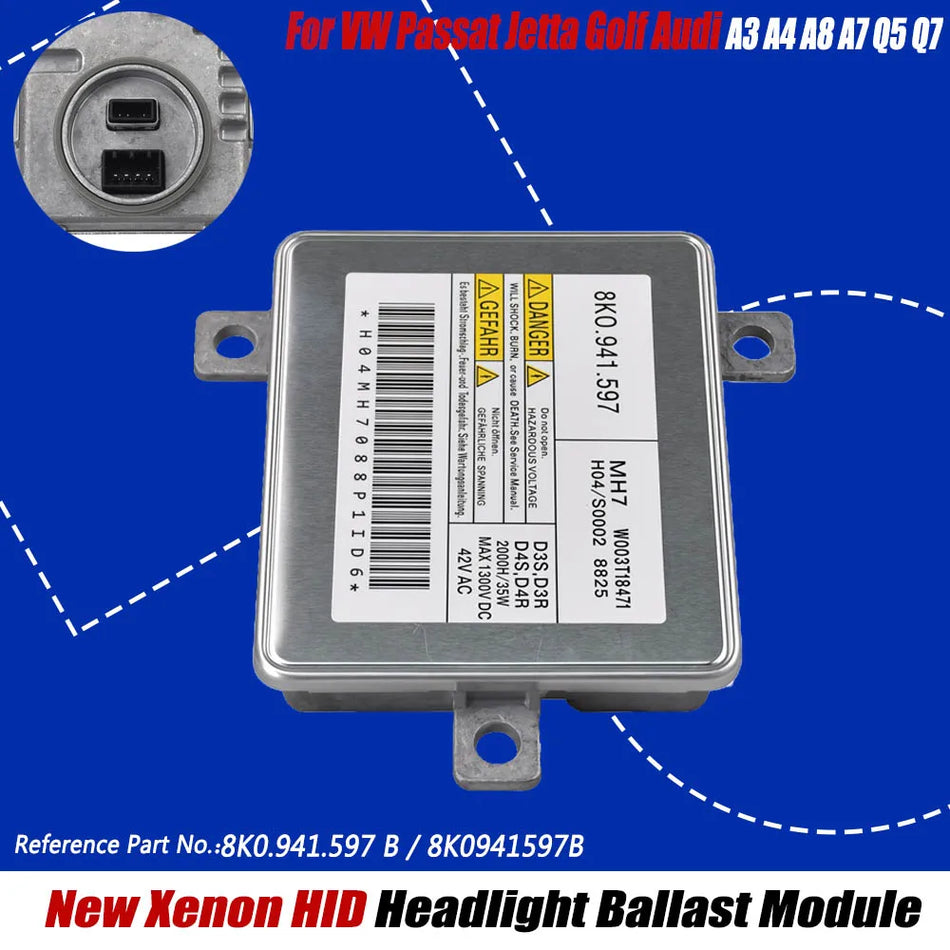 Ballast HID pour Audi A3 A4 VW CC 8K0941597C Remplacement