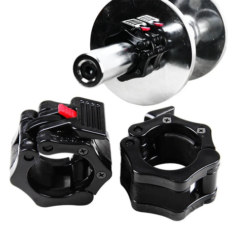 Premium Barbell Collar Locks - Secure &amp; Durable Weight Lifting Clips
