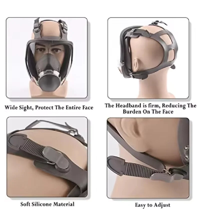 6800 Full Face Gas Mask Respirator &ndash; Superior Protection for Industrial Safety