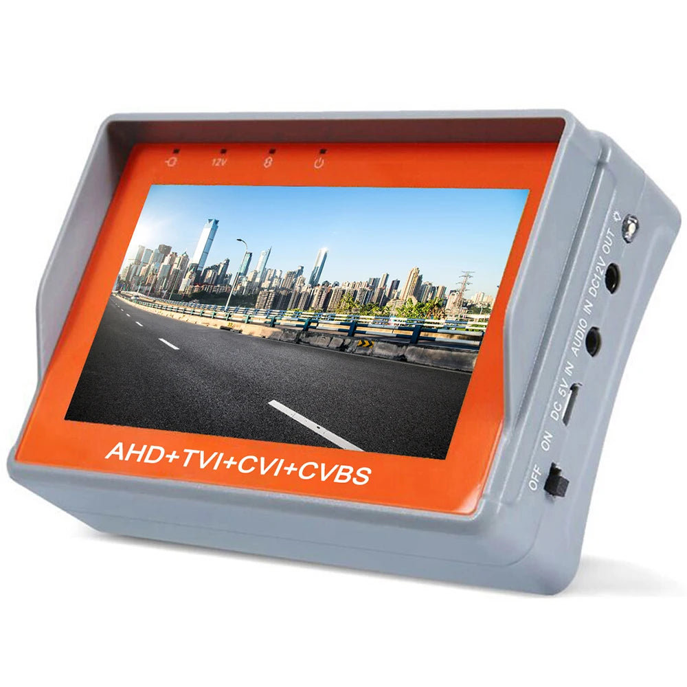 PEGATAH 8MP 4 In 1 CCTV Tester &ndash; Versatile 4K Camera Monitoring TI-ACT9537W