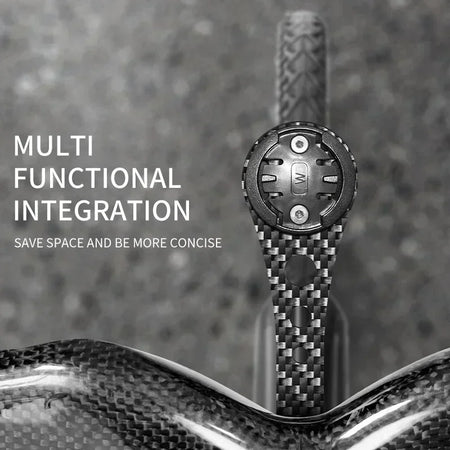 BUCKLOS Bicycle Computer Mount &ndash; Lightweight Carbon Fiber Design