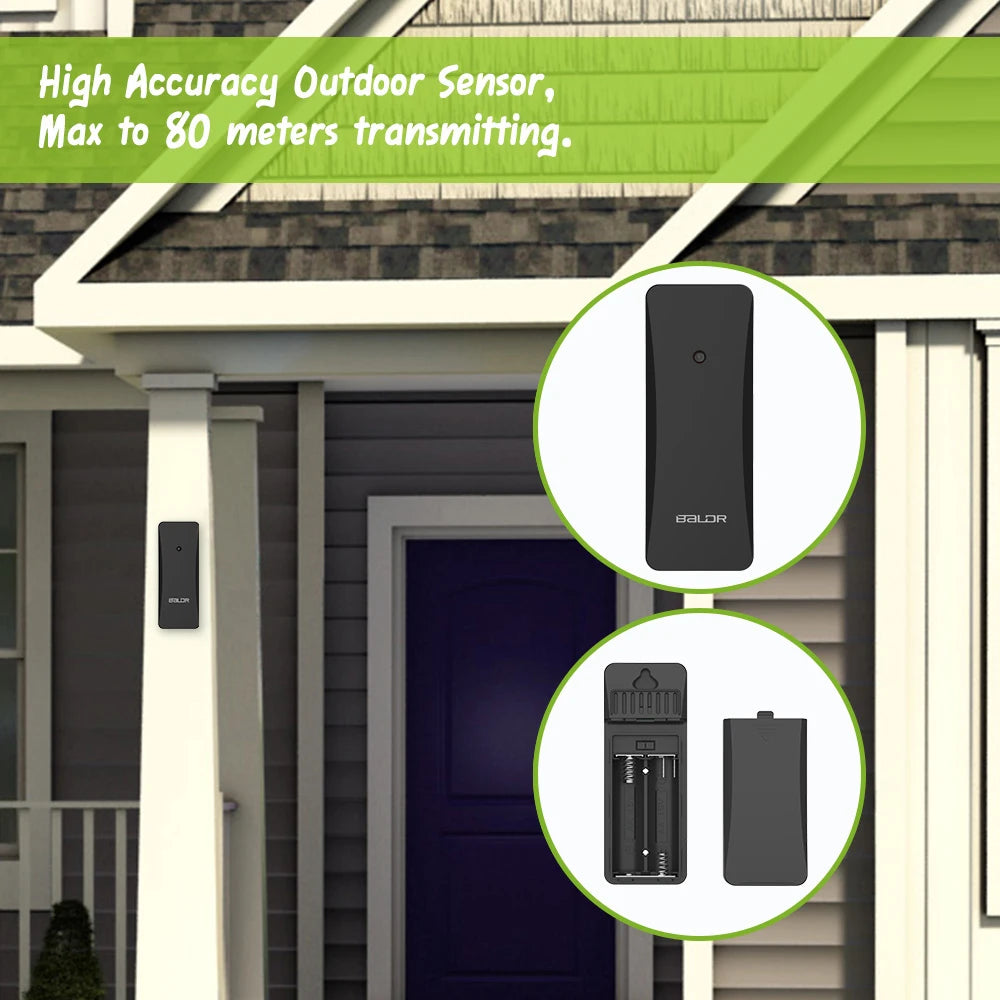 Baldr Wireless Weather Station - Large Touch Screen