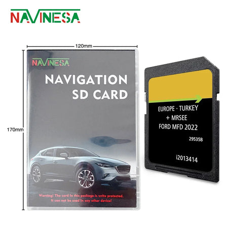 MFD 2022 For Ford Focus 2011-2014 Europe &ndash; 8GB Map Card for Ford MFD