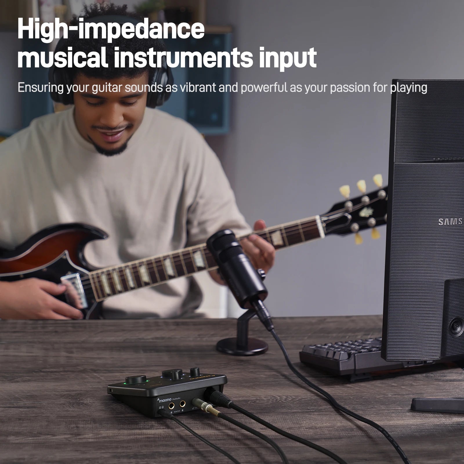 MAONO PS22 Lite USB Audio Interface &ndash; 24-Bit/192kHz