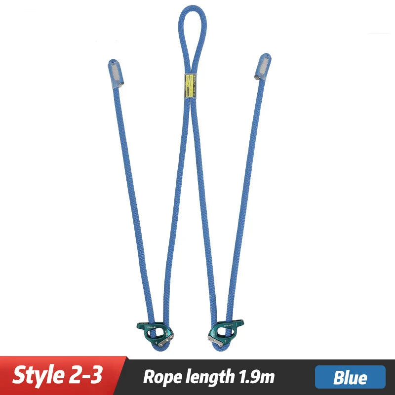 XINDA Cowstail Positioning Lanyard Adjuster &ndash; Safety Boost 2-3 Blue
