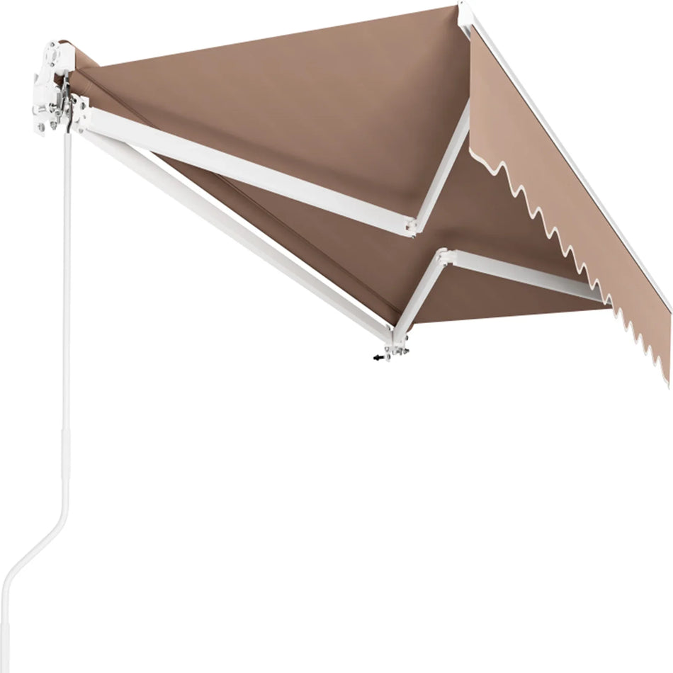Sun Awning Balcony Shade Retractable Arm Wind Resistant