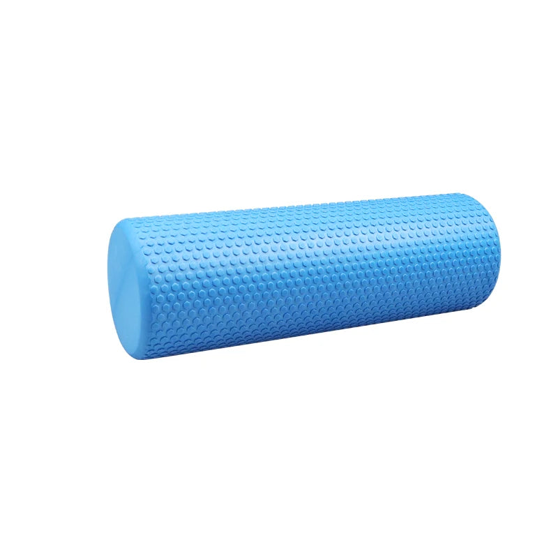 High-Density EVA 18in Yoga Foam Roller for Muscle Massage and Recovery Blue 45cm