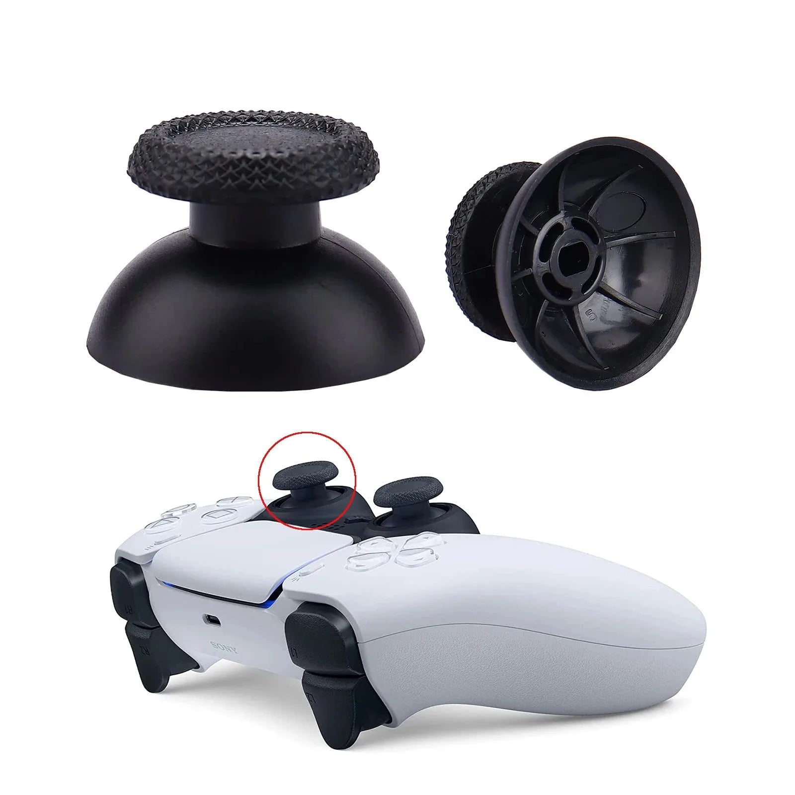 Replacement 3D Analog Joysticks for PS5 DualSense Controller with Repair Kit
