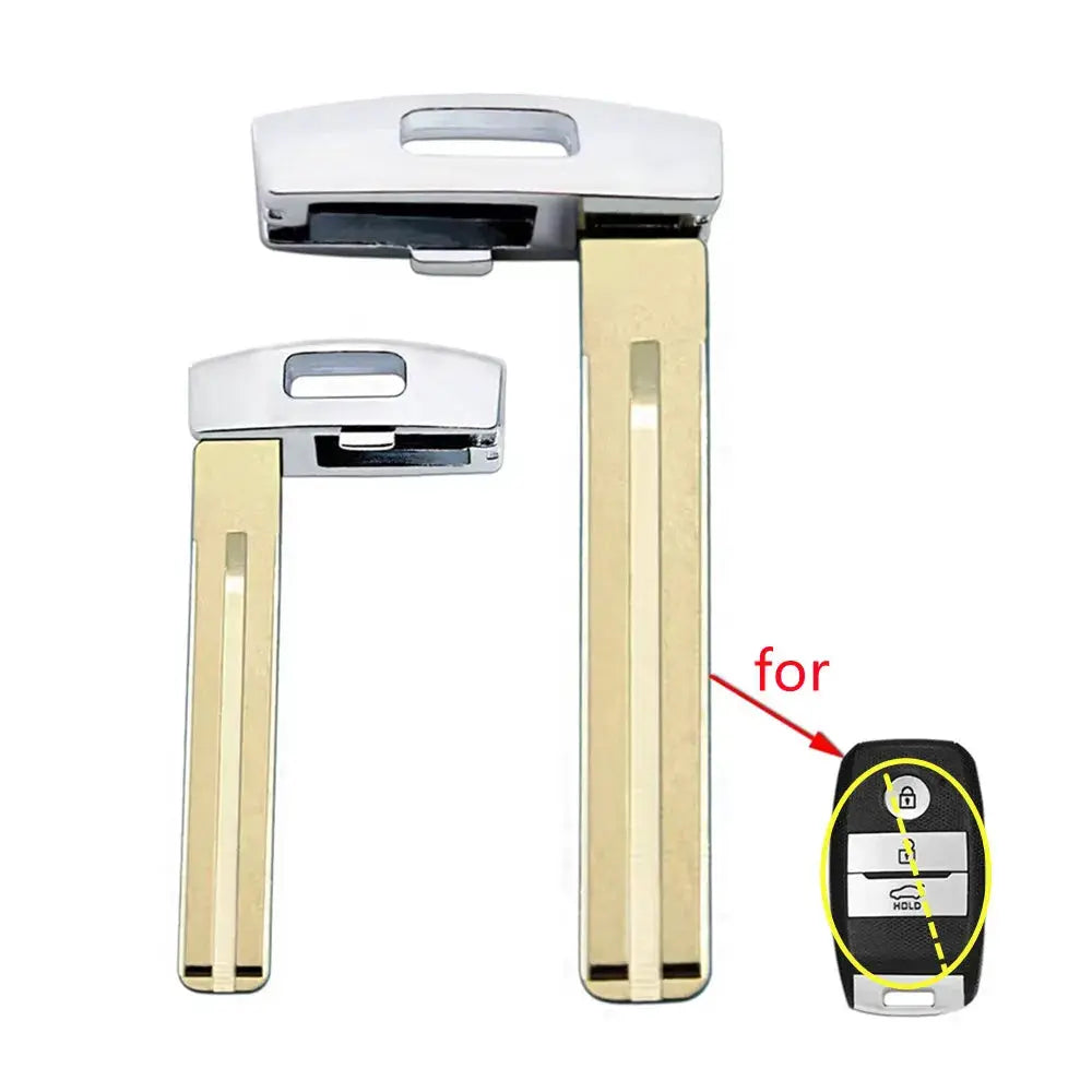 10pcs/lot Emergency Insert Small Key Blade Uncut for Kia K2 Smart Card Key by InterCyprus Trading Ltd