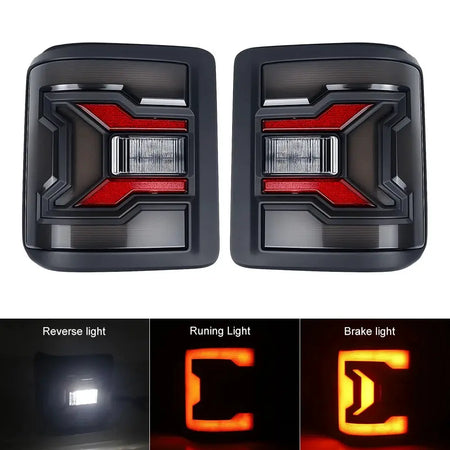 LED Tail Light Rear Brake Light for Jeep Wrangler JL 2018-2023 by InterCyprus Trading Ltd