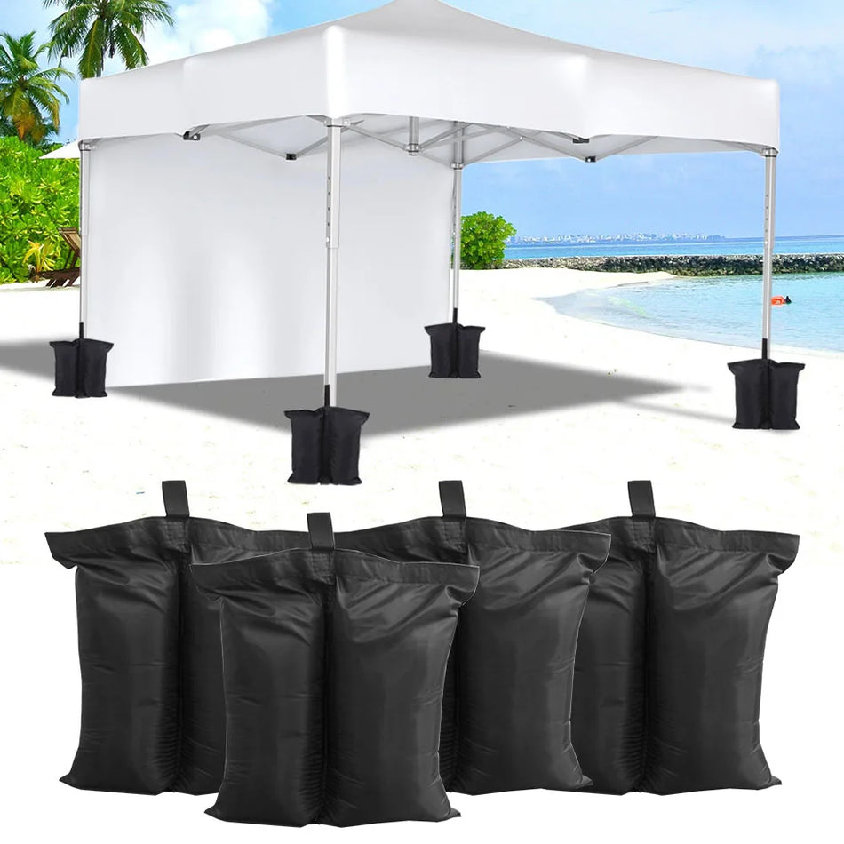 4x poids de pied de gazebo sacs de sable ancrages de tente étanches