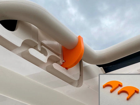 2 Pack Motorhome Rooflight Security Locks for Dometic Midi/Mini Heki Sunroof