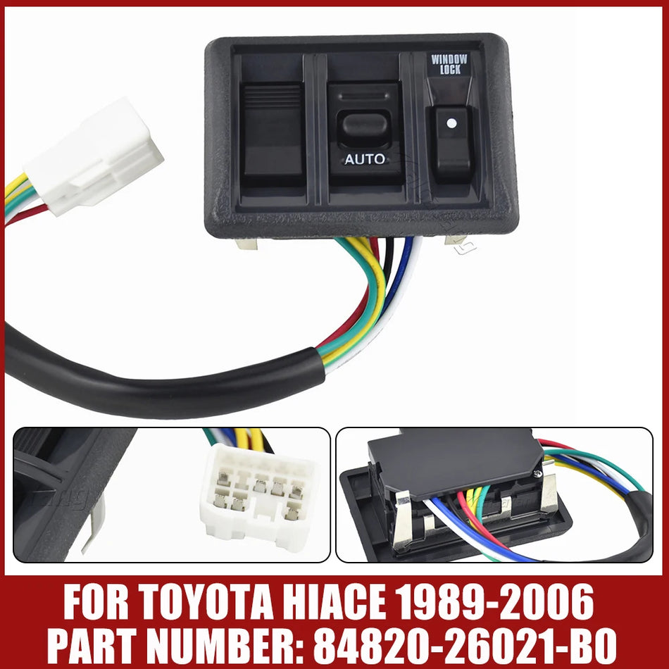 Electric Window Master Switch For Toyota Hiace Corolla LH113L 1994 1995