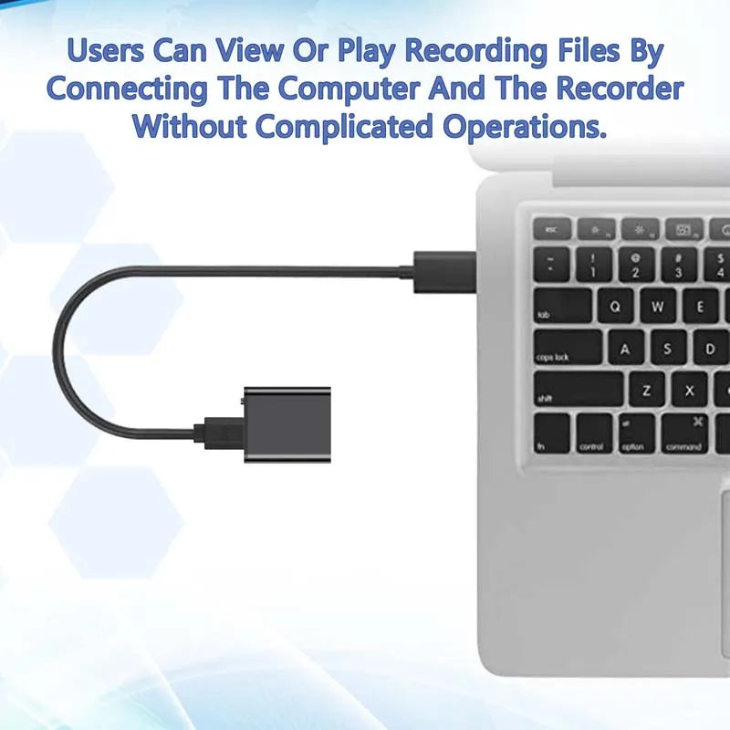 Q8 Voice Recorder &ndash; Ultra Compact Magnetic Dictaphone