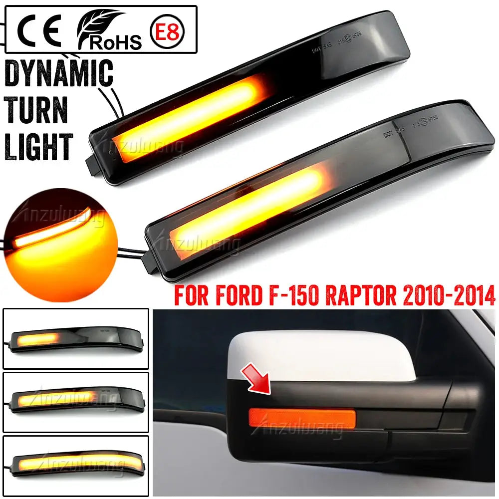 LED Dynamic Sequential Mirror Turn Signals For Ford F-150 Raptor by InterCyprus Trading Ltd