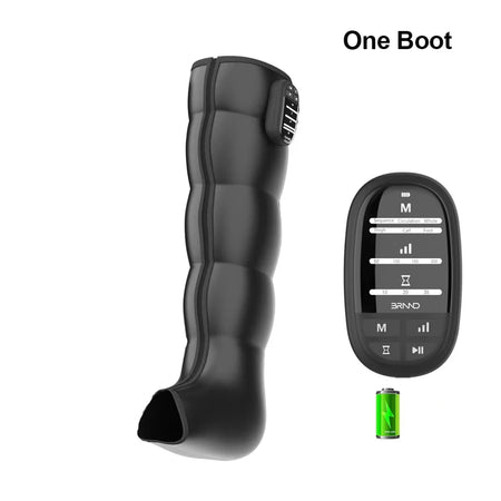 Air Compression Leg Massage Boots &ndash; Rechargeable Battery One Boot