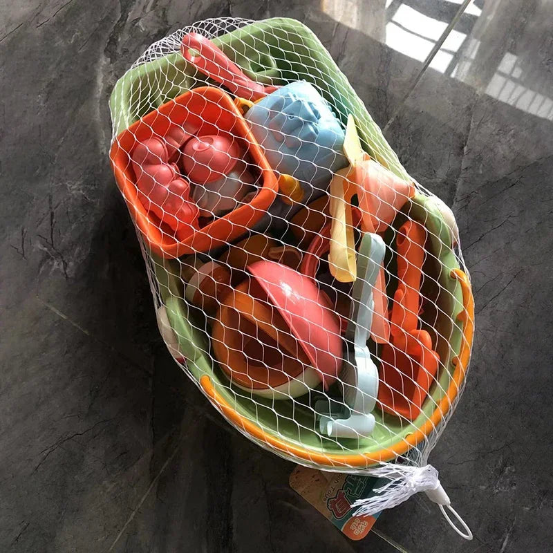 21Pcs Beach Toy Set &ndash; Creative Sandcastle Tools For Kids