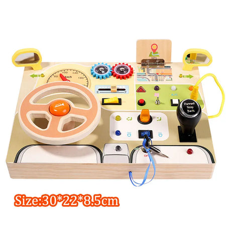 MY10082 Busy Board Led Switch Wheel Educational Toy &ndash; Play MY10082A