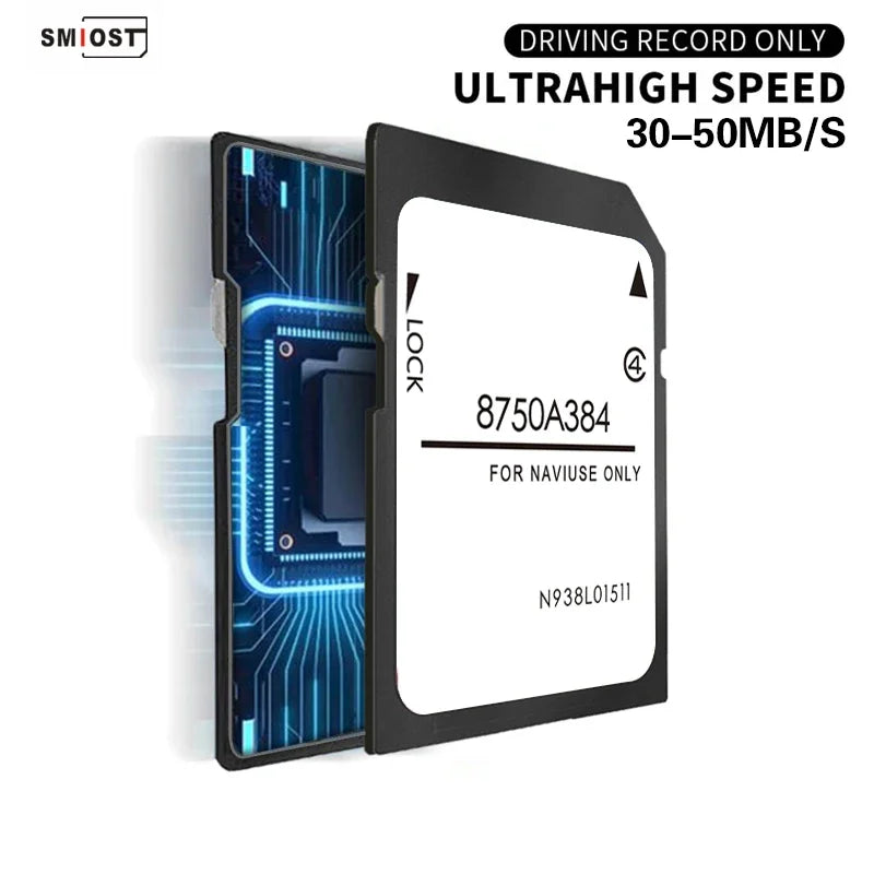 SMIOST SD Card Mitsubishi Outlander PHEV &ndash; 16GB EU Maps