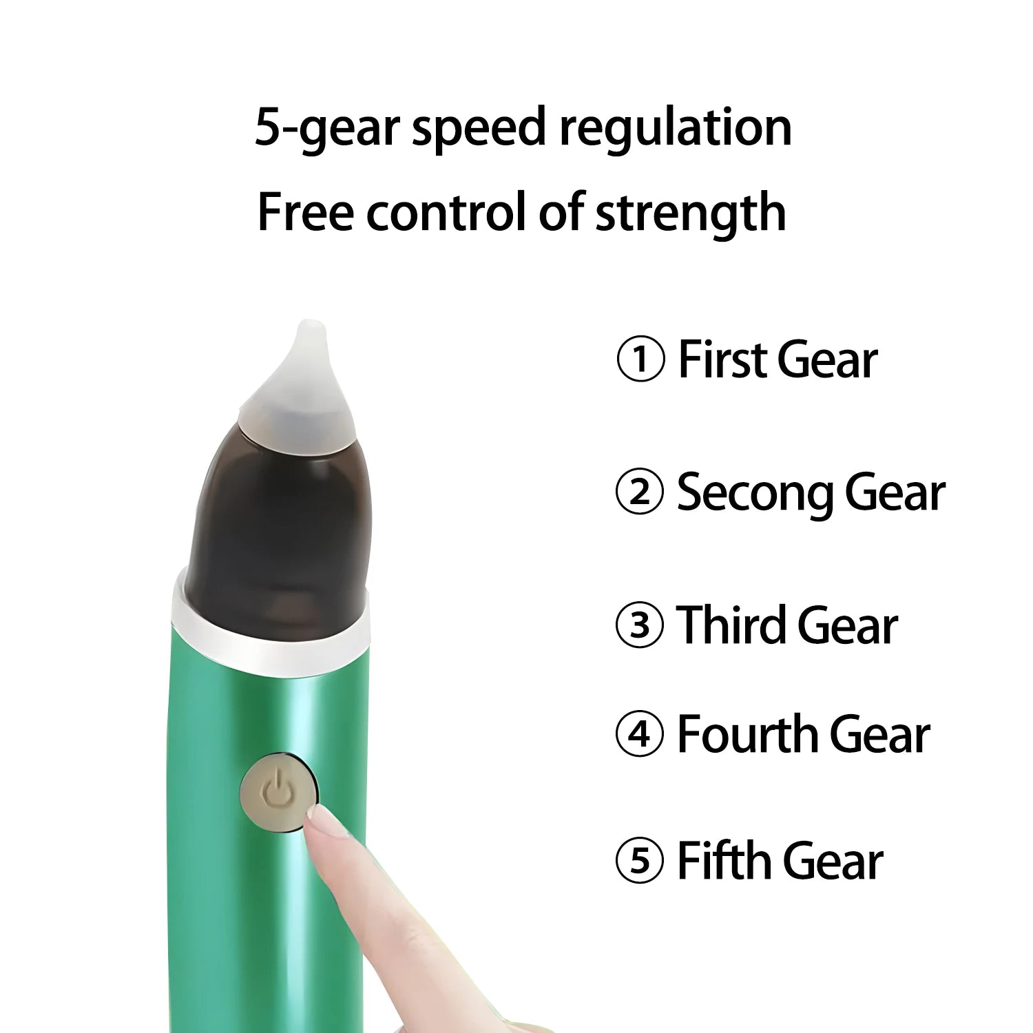 Alextrasza Baby Electric Nasal Aspirator - Rechargeable &amp; Soft Silicone