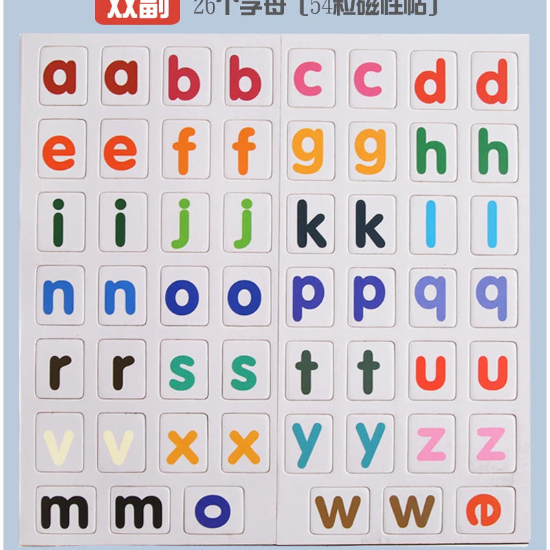 Wooden Magnetic Spelling Word Books &ndash; Educational Toy