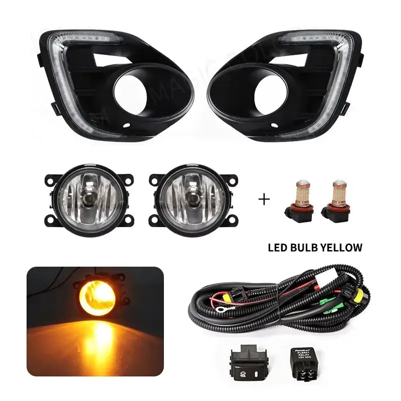 DRL For Mitsubishi Lancer 2015 2016 2017 LED Daytime Running Light Turn Signal Daylight Waterproof Fog Head Lamp Car Accessories by InterCyprus Trading Ltd