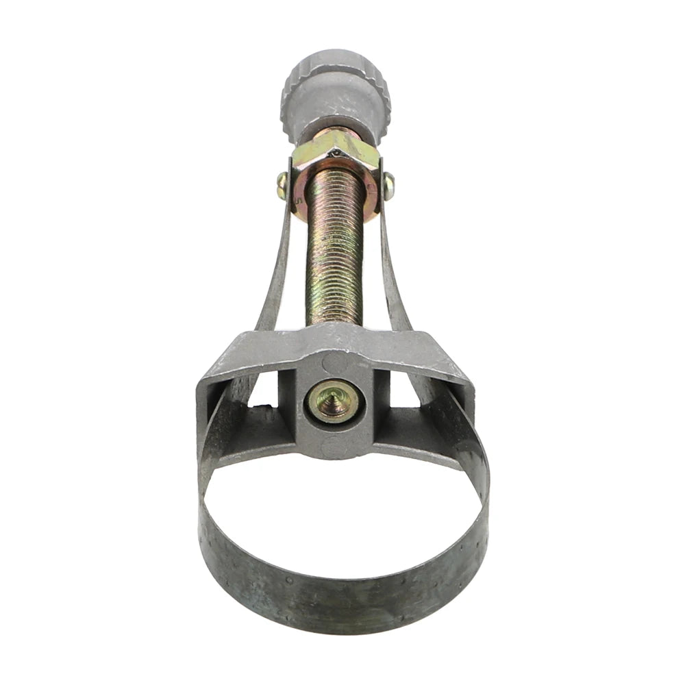 Adjustable Car Oil Filter Removal Tool - 60mm to 120mm Steel Strap Wrench