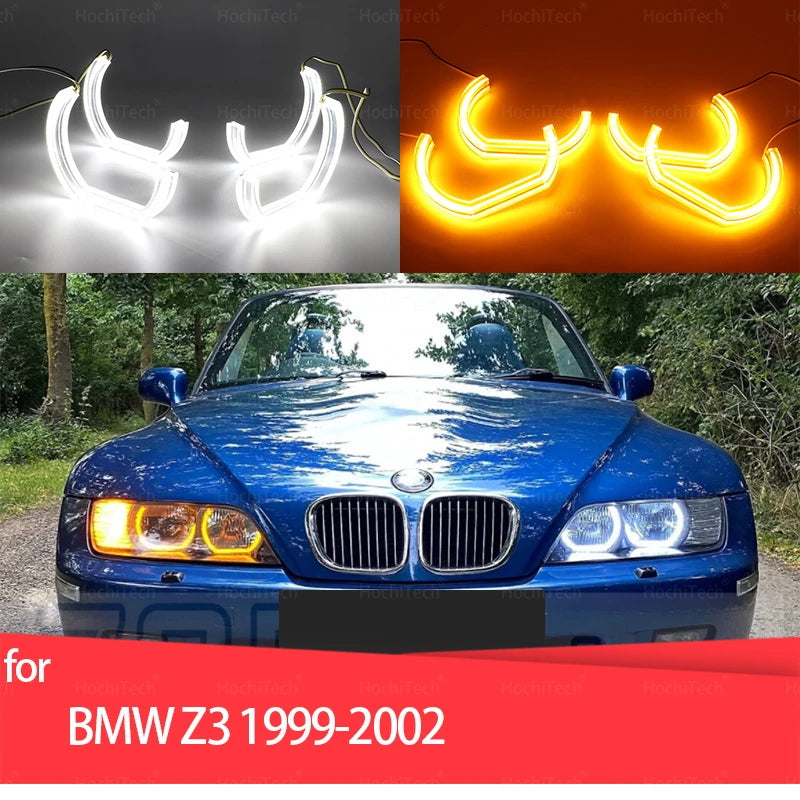 Ultrabright LED kristaliniai angelo akies žiedai BMW Z3 1999-2002