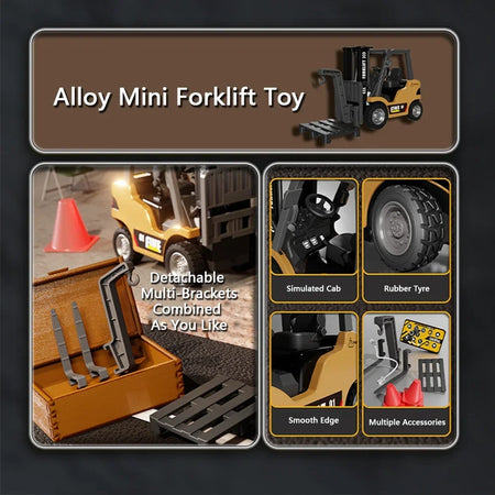 Mini Rc Forklift 1 By 64 Alloy Diecast Car &ndash; Remote Control