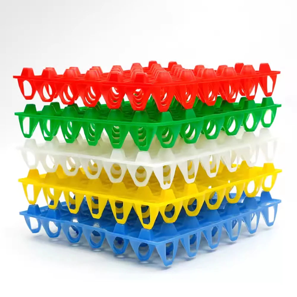 30 Holes Egg Crate Tray &ndash; Reusable Colorful Transport Tray