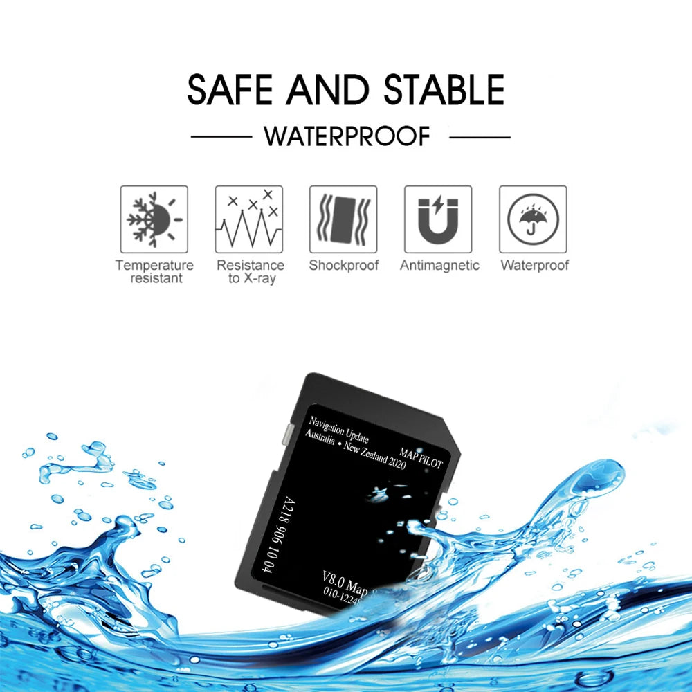 Mercedes Garmin Navigation SD Card 8GB V8 &ndash; ANZ Maps Update