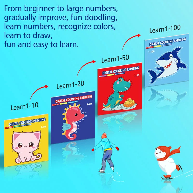 Line Drawing Doodle Books for Kids