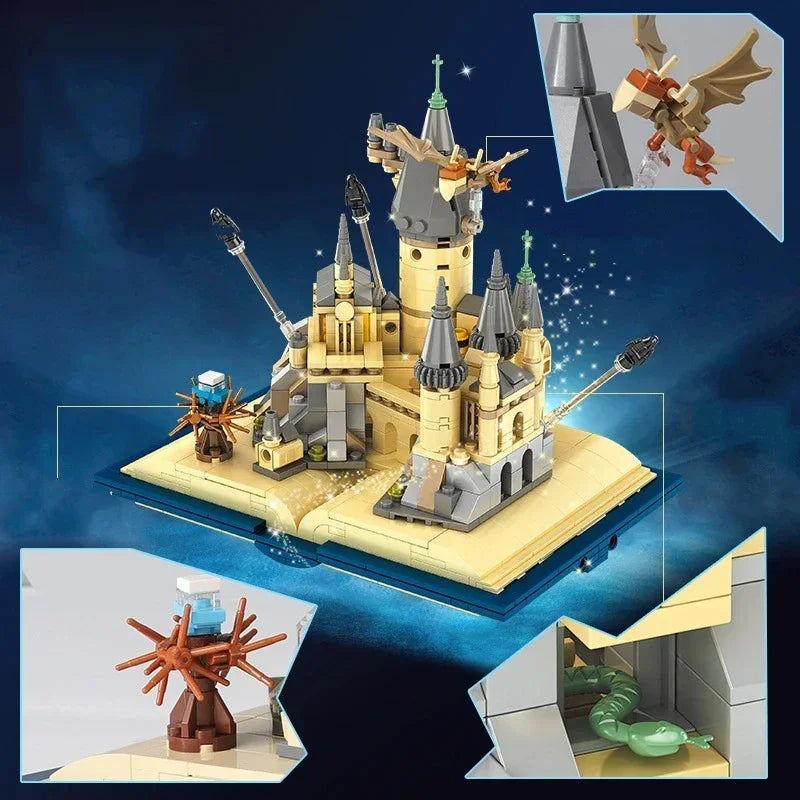 Toylinx 727Pcs Pilies paslapčių statybiniai blokai Dovana