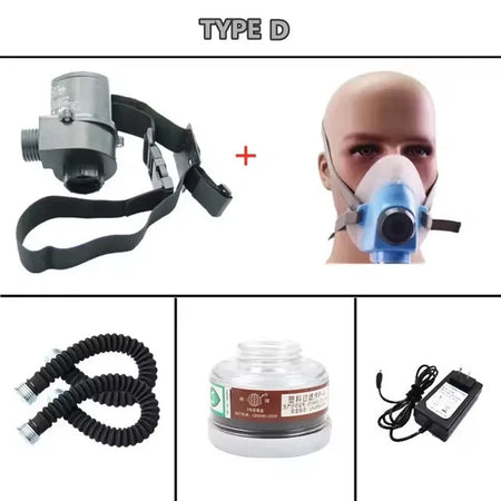 Electric Full Face Mask Electric Pump &ndash; Low Weight Design TYPE 1