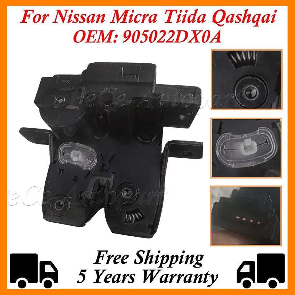 Aktuator zapaha ključavnice zadnjih prtljažnih vrat za Nissan Micra Tiida Qashqai 90502-2DX0A